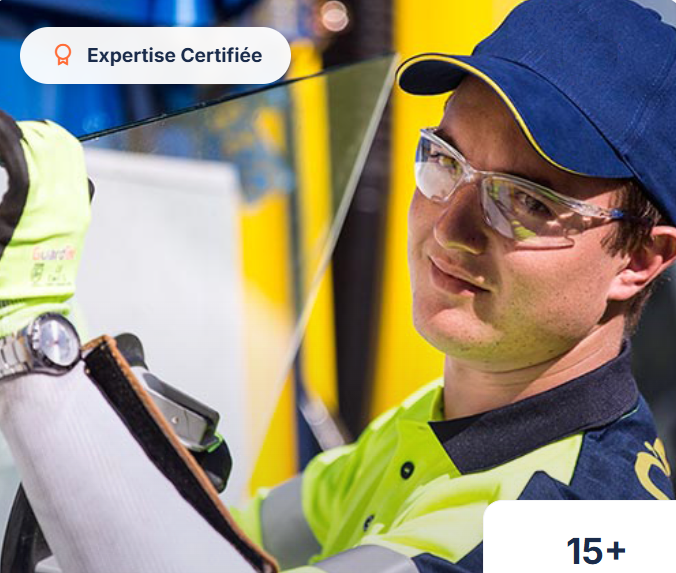 Vitrier professionnel DFPRO en intervention - Excellence technique